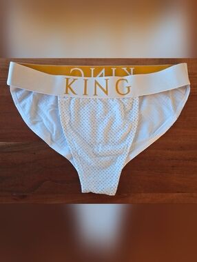 White Crystals Mens Bikini